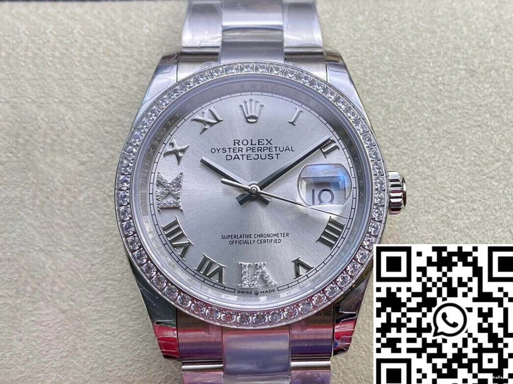 Datejust Rolex Bezel M126284RBR-0022 EW Diamond-set Factory 0524